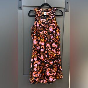 Cabi Monarch Dress. Small. Vibrant fall colors.